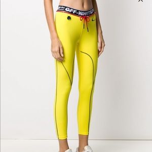 Nike | Pants \u0026 Jumpsuits | New Nike Off White Athletic Sports Leggings |  Poshmark